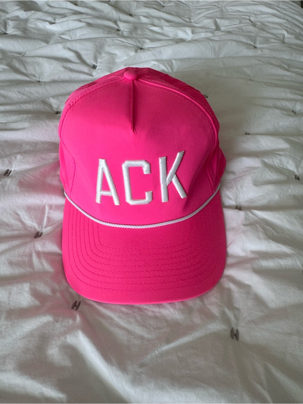 ACK Hot Pink Trucker Hat